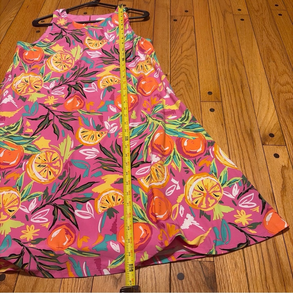 Pappagallo Pink Dress with Colorful Print - Picture 5 of 11
